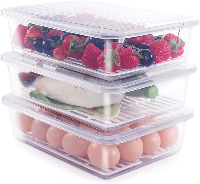 Fridge Storage Boxes (Pack of 6)