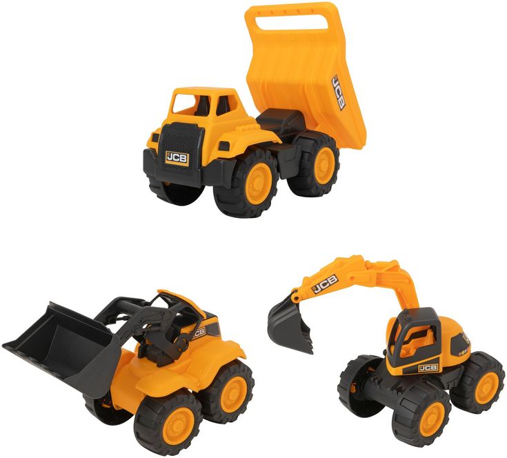 JCB Construction Vehicles- Set of 3